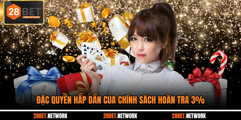 Đặc quyền hấp dẫn của chính sách hoàn trả 3%
