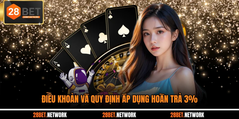 Điều khoản và quy định áp dụng hoàn trả 3%